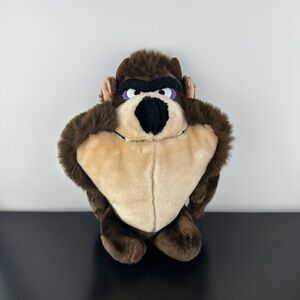 Mighty Star Looney Tunes 1993 Taz Tasmanian Devil 12” #1663 Warner Bros Plush